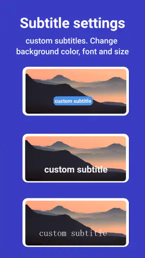 Phụ đề cho trình phát video screenshot