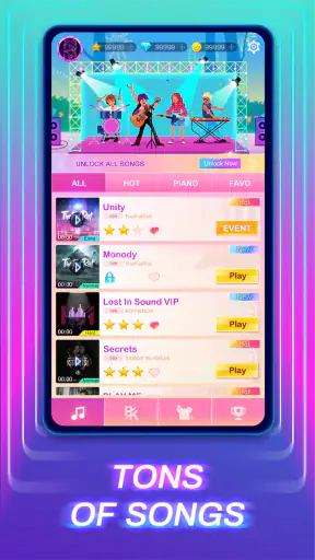 Piano Fire 2: Thử thách trượt screenshot