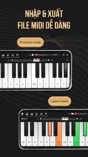 Piano: Học Piano & Nốt Nhạc screenshot