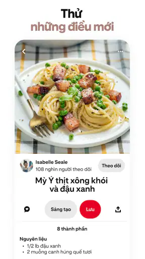 Pinterest screenshot