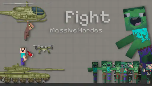 Pixel War: Block Sandbox screenshot