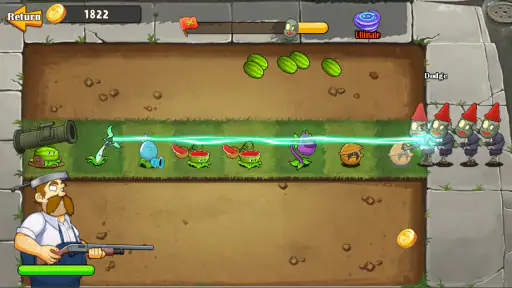 Plants Shooter Defense War screenshot
