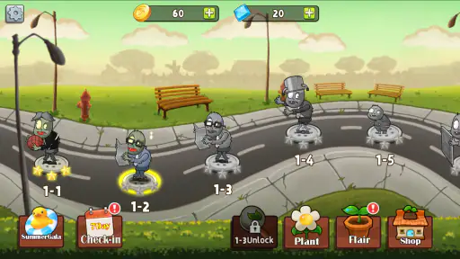 Plants Shooter Defense War screenshot