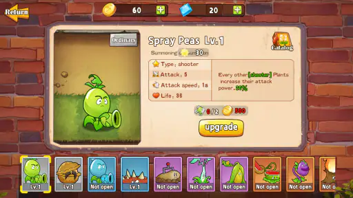 Plants Shooter Defense War screenshot
