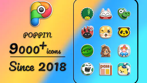 Poppin icon pack screenshot