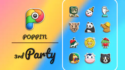Poppin icon pack screenshot