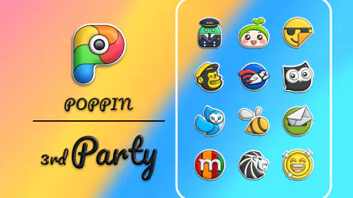 Poppin icon pack screenshot