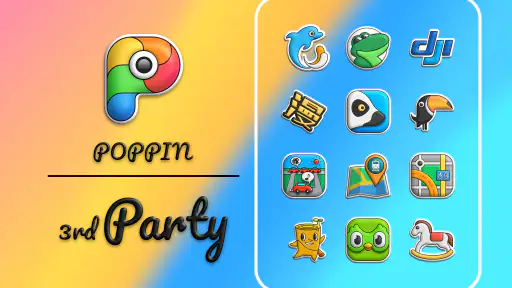 Poppin icon pack screenshot