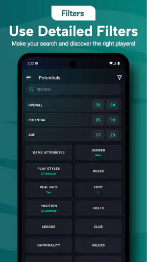 Potentials: FC26 Career Mode screenshot