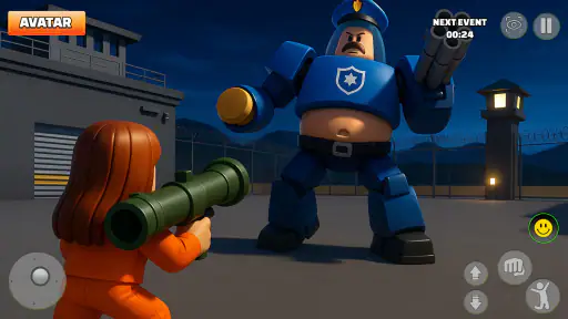 Prison Escape: Police Obby Run screenshot