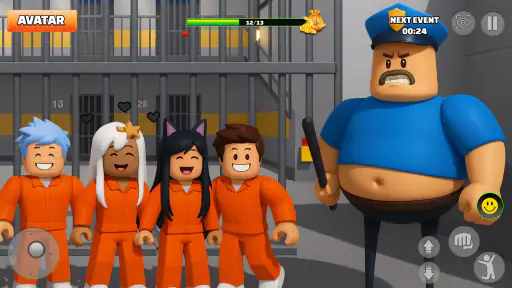 Prison Escape: Police Obby Run screenshot