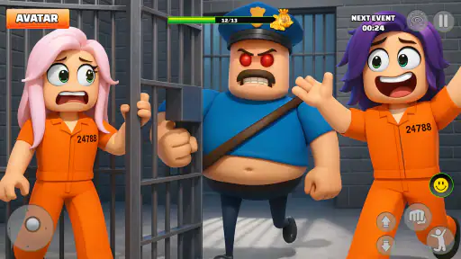 Prison Escape: Police Obby Run screenshot