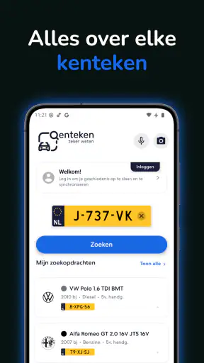 Qenteken - Kenteken Opzoeken screenshot