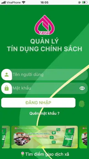 Quản lý tín dụng chính sách screenshot