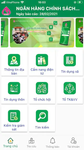 Quản lý tín dụng chính sách screenshot