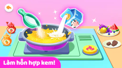 Quầy kem của Bé Gấu Trúc screenshot
