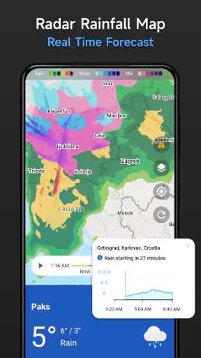 Radar thời tiết-Live Radar Map screenshot