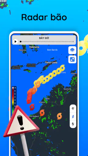 Radar thời tiết trực tiếp screenshot