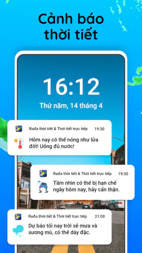 Radar thời tiết trực tiếp screenshot