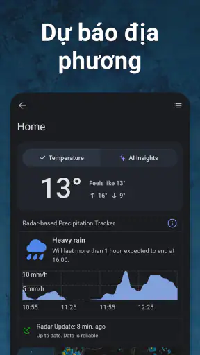 Rain Viewer: Bản đồ mưa screenshot