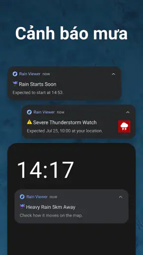 Rain Viewer: Bản đồ mưa screenshot