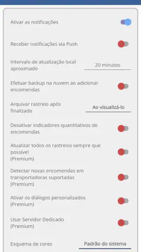 Rastreador de Encomendas screenshot