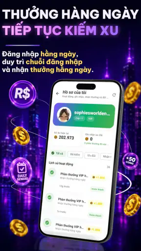 RBX Earny: Xu & Phần thưởng screenshot