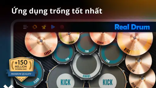 Real Drum: trống điện tử screenshot