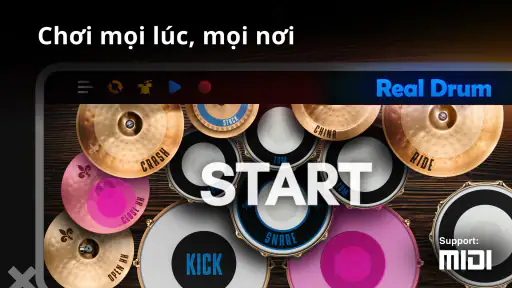 Real Drum: trống điện tử screenshot