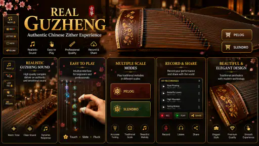 Real Guzheng screenshot