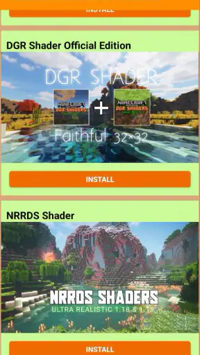 Realistic Shaders Mod cho MCPE screenshot