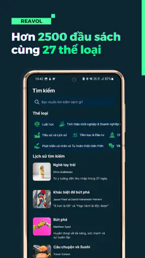 Reavol - Sách Review screenshot
