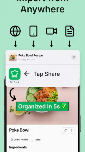 Recipe Keeper - Mr. Cook screenshot