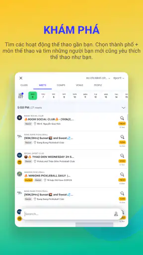 Reclub - Tìm bạn chơi thể thao screenshot