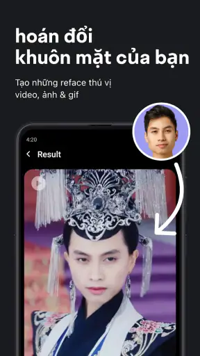 Reface: App ghép mặt vào video screenshot