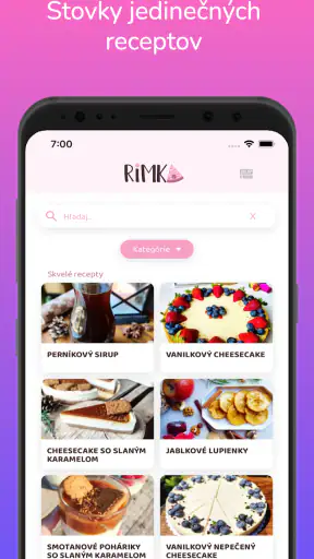 Rimka Recepty screenshot