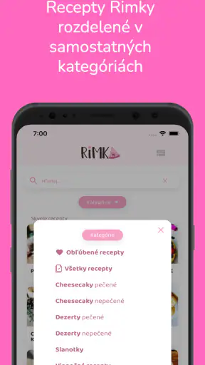 Rimka Recepty screenshot