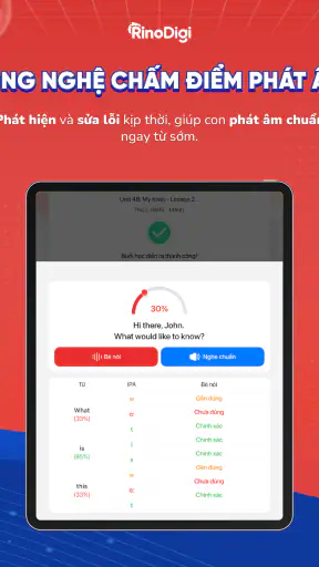 RINODIGI: Tiếng Anh cho trẻ em screenshot