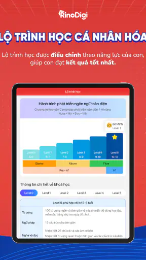RINODIGI: Tiếng Anh cho trẻ em screenshot