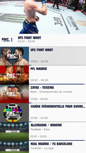 RMC Sport – Live TV, Replay screenshot