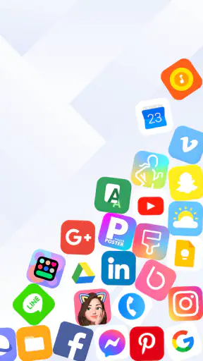 Rolling Icon: Hình Nền Động 3D screenshot