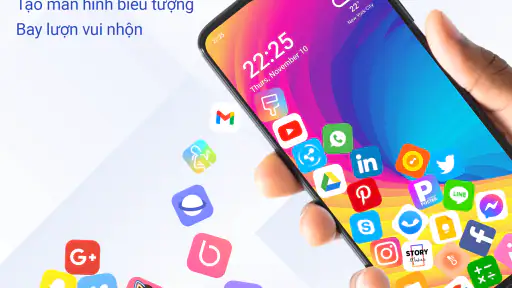 Rolling Icon: Hình Nền Động 3D screenshot