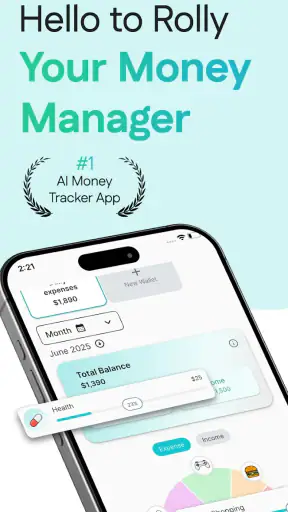Rolly AI Sổ Chi Tiêu Hằng Ngày screenshot