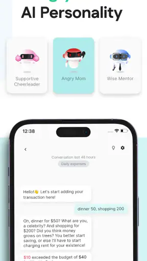 Rolly AI Sổ Chi Tiêu Hằng Ngày screenshot