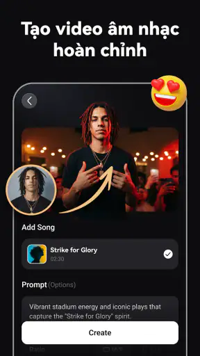 Rymo: Tạo Nhạc & Video bằng AI screenshot