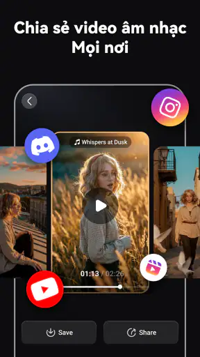 Rymo: Tạo Nhạc & Video bằng AI screenshot