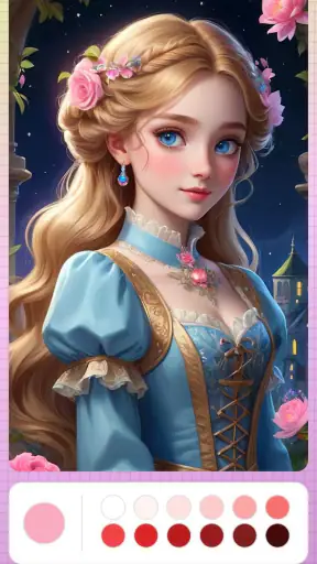 Sách tô màu công chúa screenshot