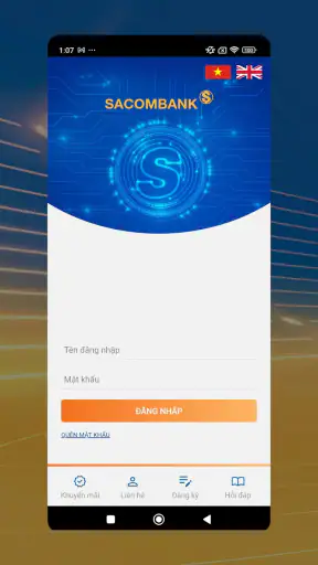 SACOMBANK mBanking screenshot