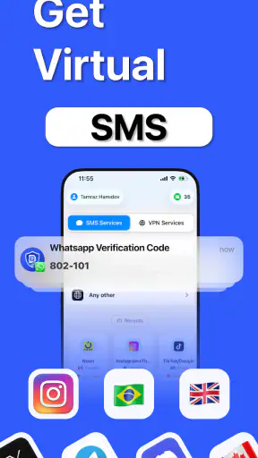 SafeSim - Số Ảo Nhận OTP & SMS screenshot