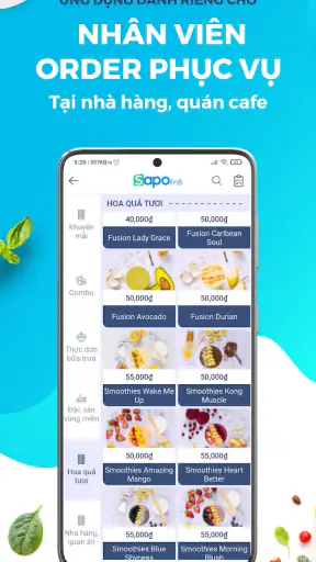 Sapo - Phục vụ screenshot